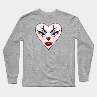 Clown Heart Long Sleeve T-Shirt